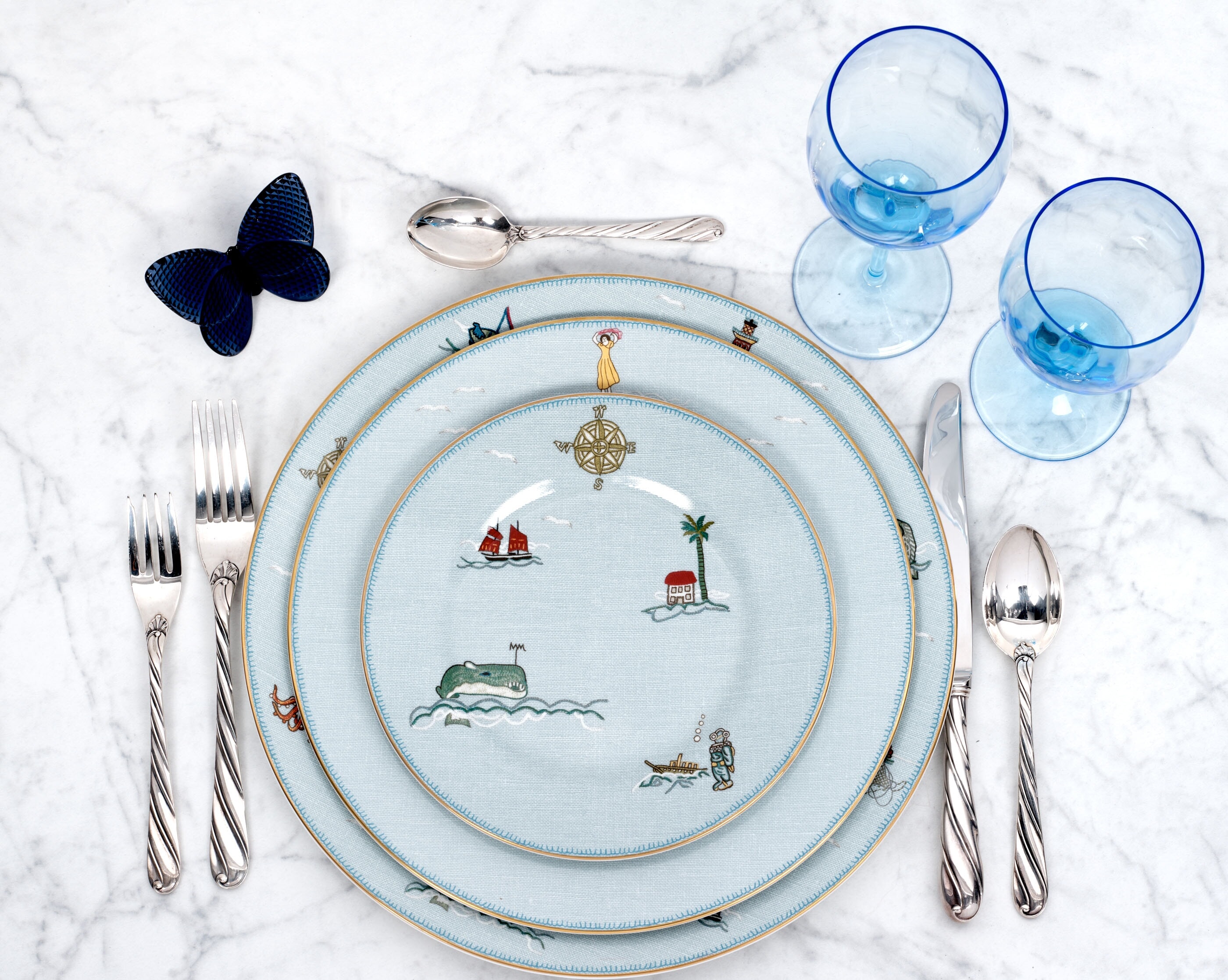 Wedgwood Sailor's Farewell designed by Kit Kemp